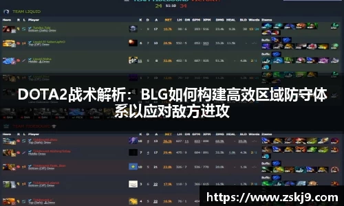 DOTA2战术解析：BLG如何构建高效区域防守体系以应对敌方进攻